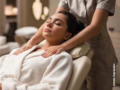 Private helipad for elevated accessibility